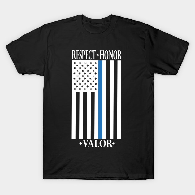 Respect, Law Enforcement 2 T-Shirt by weallshineon1234